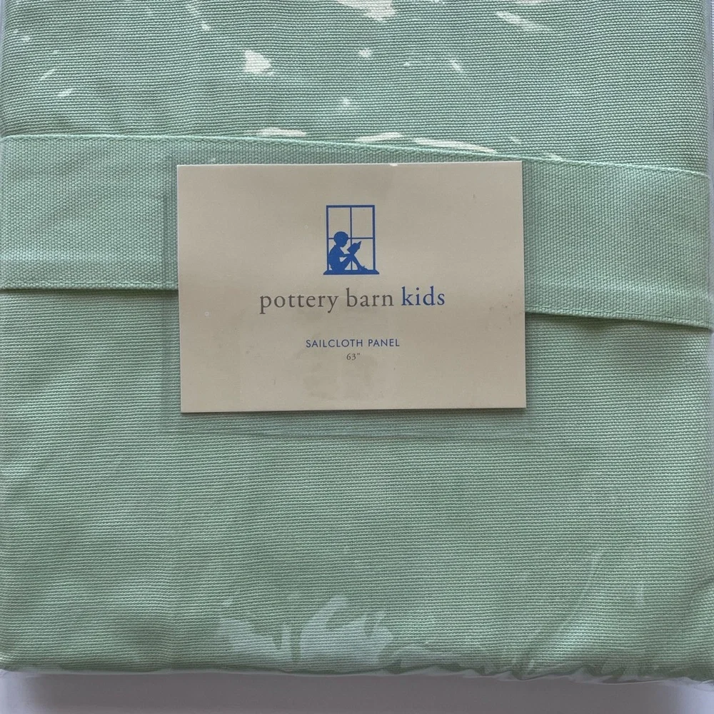 Pottery Barn Kids Sailcloth Drape Panel • 63”